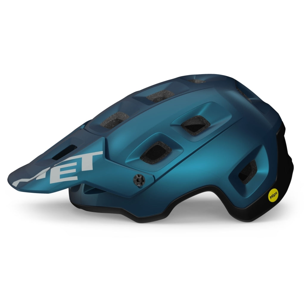 Fietshelm - MET - Terranova MIPS - Teal Blue/Black Metallic Fietshelm - MET - Terranova MIPS - Teal Blue/Black Metallic